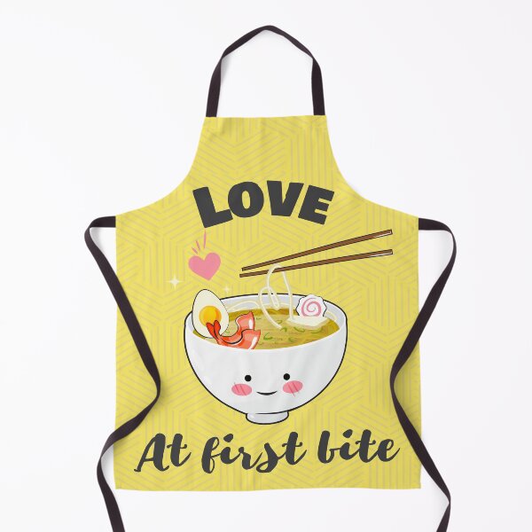 Item preview, Love at first bite Ramen Noodles Japanese anime designed and sold by ShopLush.
