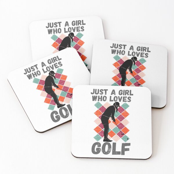 Item preview, Just a girl who loves golf lady golfing designed and sold by ds-4.