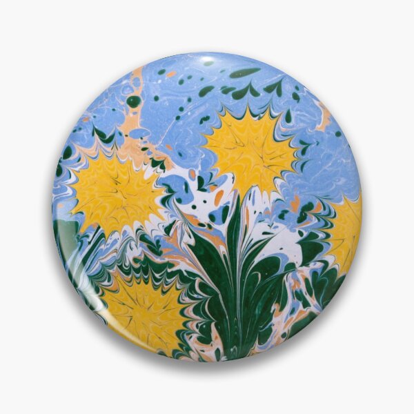 Item preview, Marbled Painted Dancing Flowers designed and sold by T Artist.