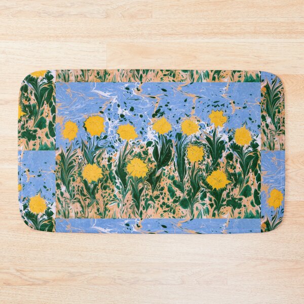 Item preview, Marbled Painted Dancing Flowers designed and sold by T Artist.
