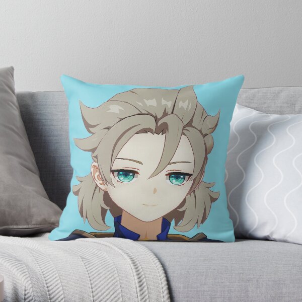Smug Albedo Throw Pillow