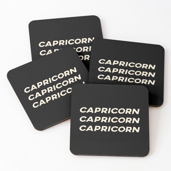 Item preview, Capricorn Capricorn Capricorn Off-White Zodiac Sign Text designed and sold by Cefani Musk.