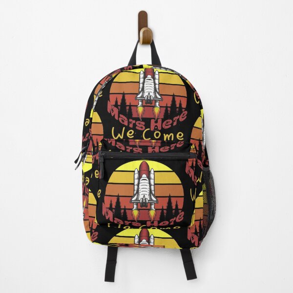 Item preview, Mars Here We Come - Space Retro Sunset designed and sold by PupnkittyMania ⭐⭐⭐⭐⭐.