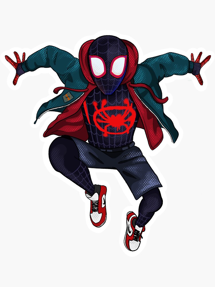 Spiderman Miles Morales Stickers