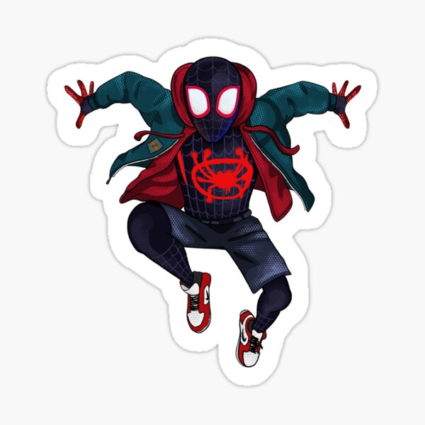 Marvel Chibi Miles Morales Sticker - Superhero PNG Sticker