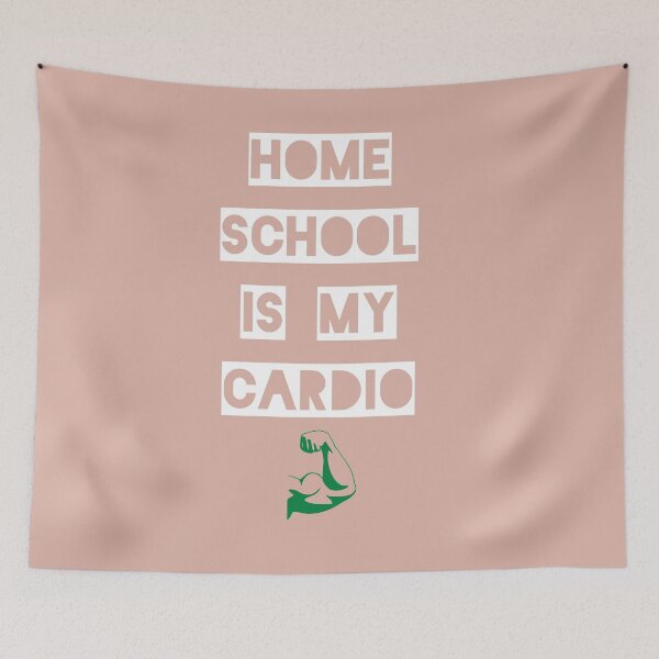 Item preview, Home School Is My Cardio designed and sold by QuotesDogma.