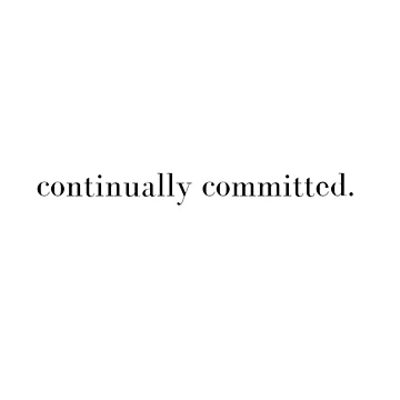 Artwork thumbnail, Continually Committed Sticker   by Artistic Elements Lea Nicole