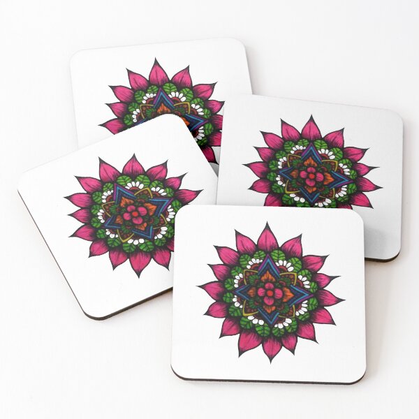 Item preview, Colored Floral Mandala designed and sold by MRMiller96.