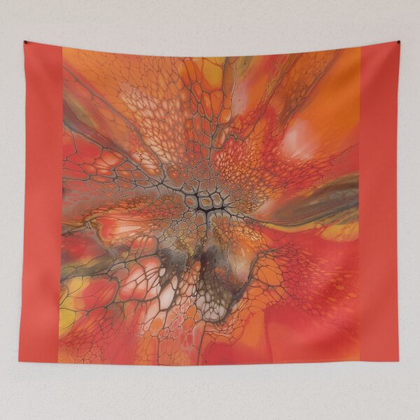 Item preview, red/orange abstract designed and sold by outbackabstract.