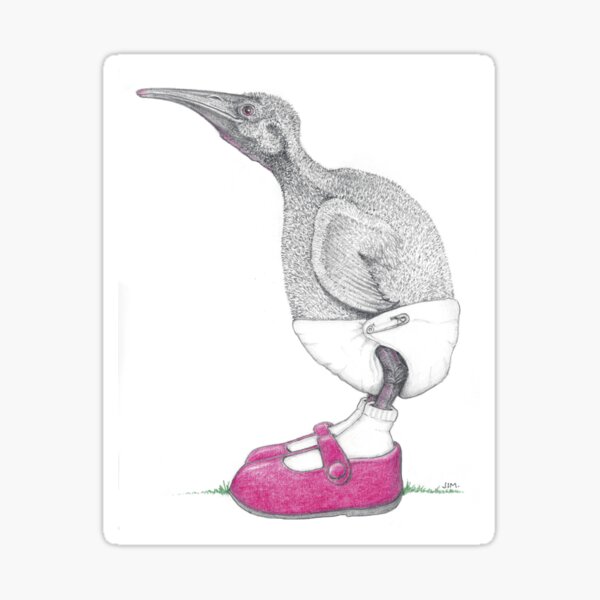 Item preview, Ibis chick in Mary Janes designed and sold by JimsBirds.