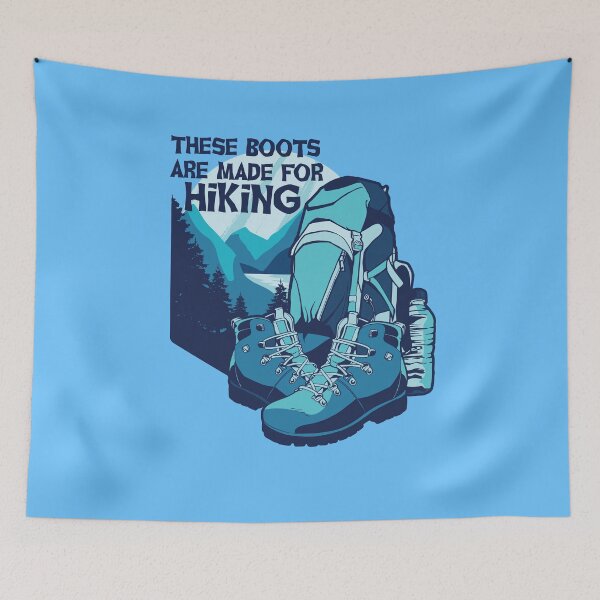 Item preview, These boots are made for hiking designed and sold by Piztees.