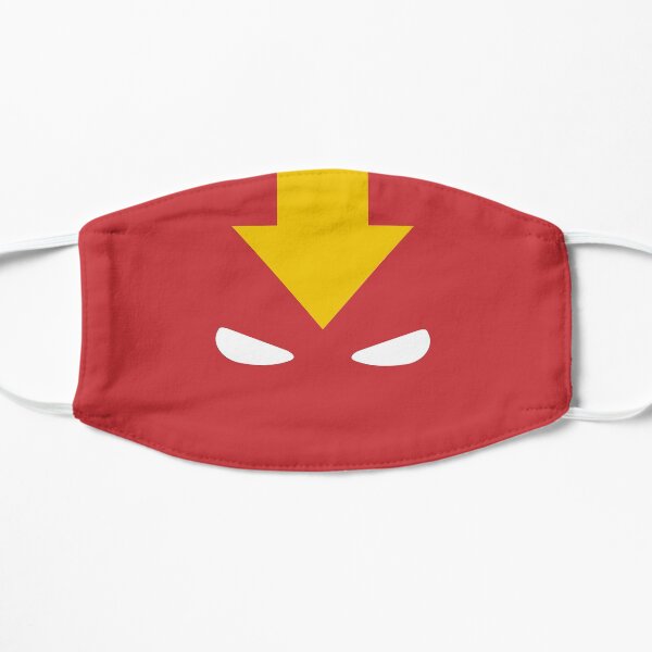 Red Tornado Mask Flat Mask