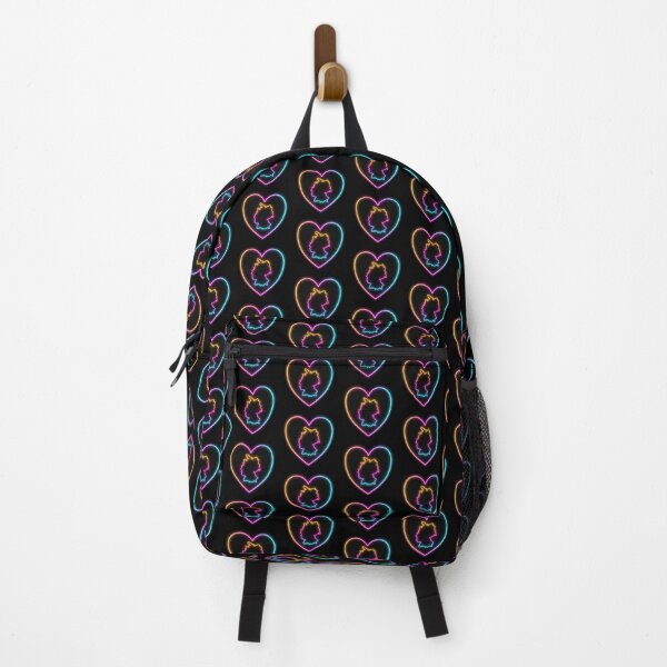 Item preview, Germany Multicolor Neon Outline in a Retrowave Heart designed and sold by dylanxh.