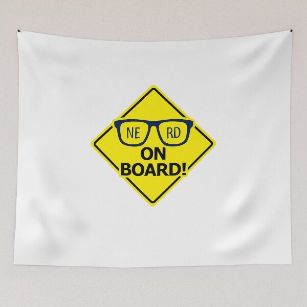 Item preview, NERD ON BOARD designed and sold by T-paw.