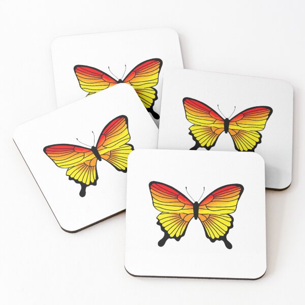 Item preview, Yellow Gradient Butterfly Art designed and sold by sabrinasheridan.