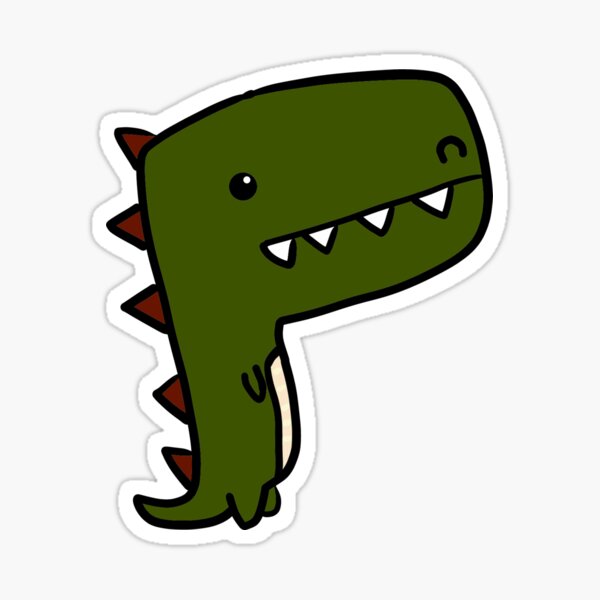 Sticker dinosauro allegro • Decortrend di FADR SRL