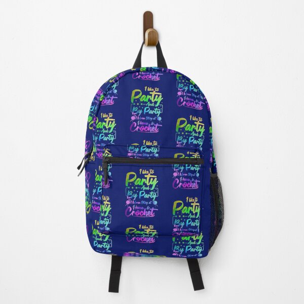 Item preview, I Like To Party, Stay At Home And Crochet - Crochet Lover designed and sold by SharpThreadZ.