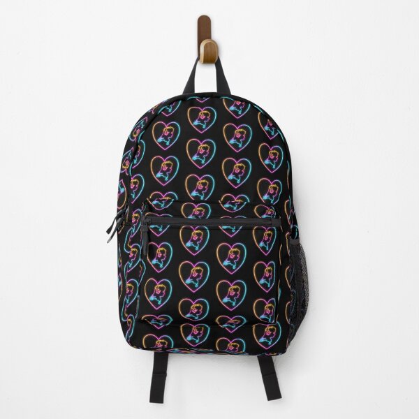 Item preview, Netherlands Multicolor Neon Outline in a Retrowave Heart designed and sold by dylanxh.