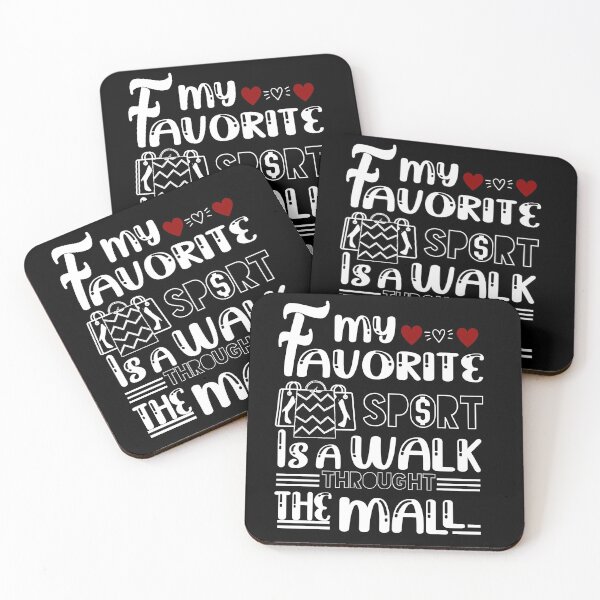 Item preview, My favorite sport is a walk through the mall - best shopping hobby designed and sold by Soul  ArtLove.