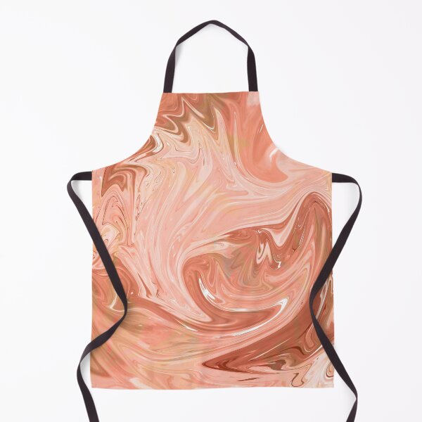 Item preview, Spicy Peach Marble Swirl Pattern Design Modern Waves designed and sold by NancyMerkle.