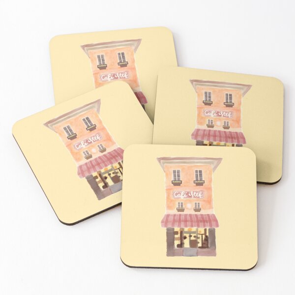 Item preview, French Cafe Watercolor Art designed and sold by butterflysteph.
