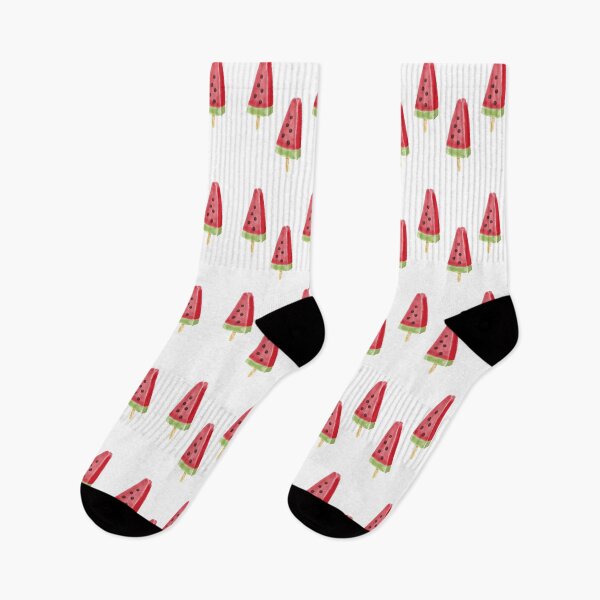 Artikelvorschau, Wassermelone Ice Lollies - Aquarell - Drucken entworfen und verkauft von smeuran.