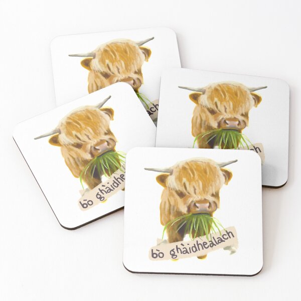 Item preview, Baby Highland Cow - bò ghàidhealach - Scottish Gaelic designed and sold by smeuran.