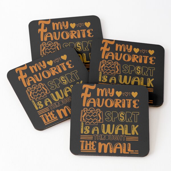 Item preview, My favorite sport is a walk through the mall - best shopping hobby designed and sold by Soul  ArtLove.
