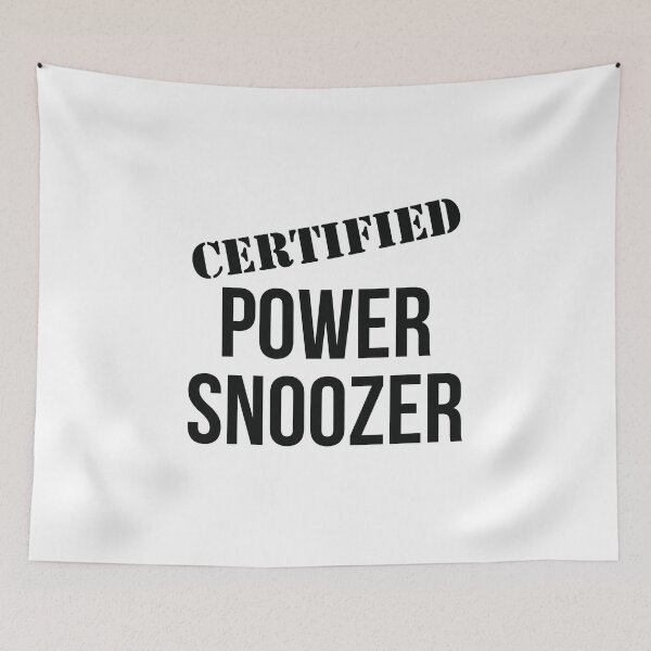Item preview, Certified power snoozer designed and sold by Gingatoo.