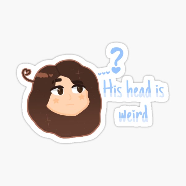 Item preview, His head is weird. designed and sold by cherryypetaal.