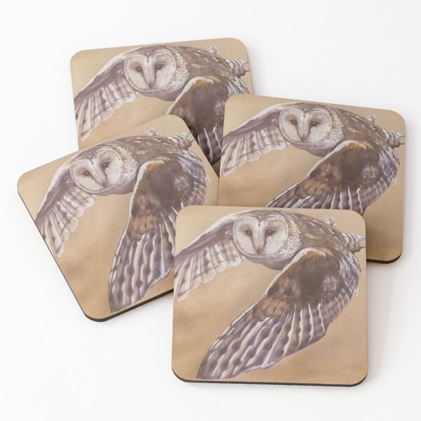 Item preview, Barn owl, flying, 1 designed and sold by WhiteSpirits.
