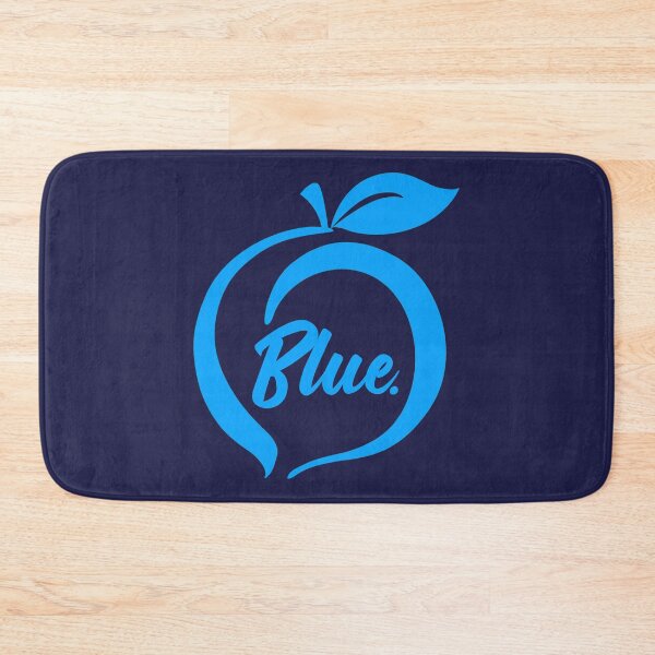 Item preview, Georgia Peach BLUE (on blue) designed and sold by Thelittlelord.