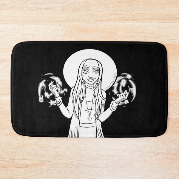 Item preview, Astrology Witch Millennial Black White Cartoon Anime designed and sold by JessicaAmber.
