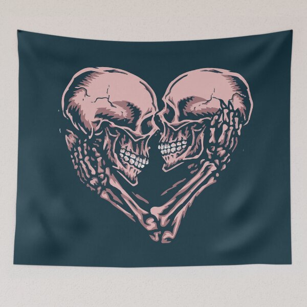 Item preview, Couples Love Skull  designed and sold by mouad naouiri.