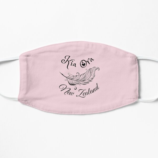 Kia Ora Zealand Aotearoa Stickers Flat Mask