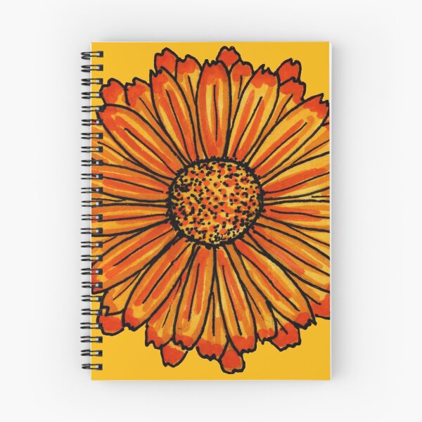 Item preview, Orange Flower designed and sold by fraktonart.