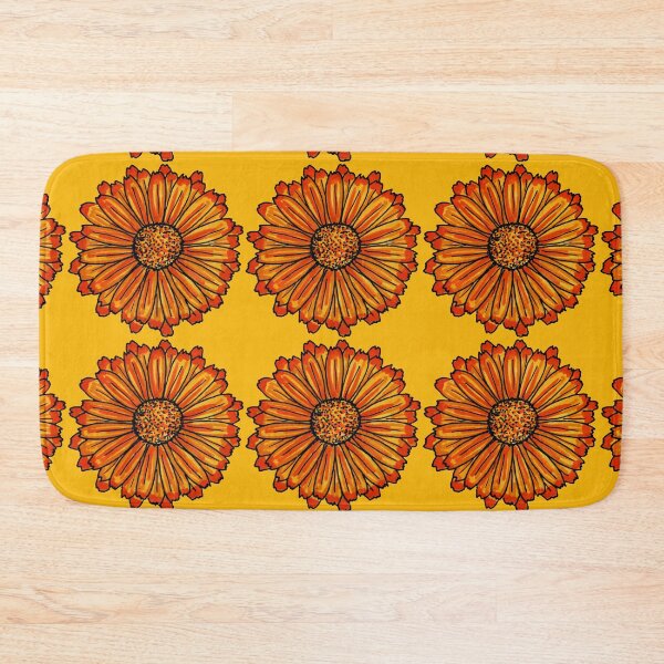 Item preview, Orange Flower designed and sold by fraktonart.