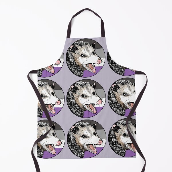 Item preview, Pride Opossum - Ace Flag designed and sold by spitscribble.