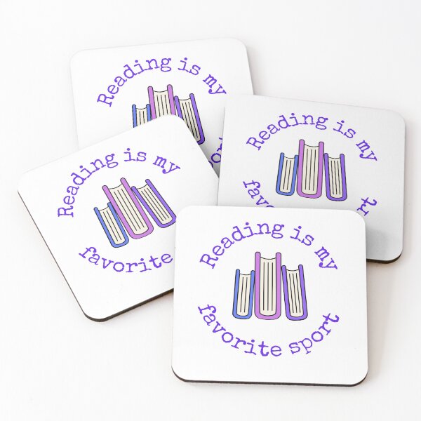 Artikelvorschau, Reading Is My Favorite Sport Purple entworfen und verkauft von ElementJourney.