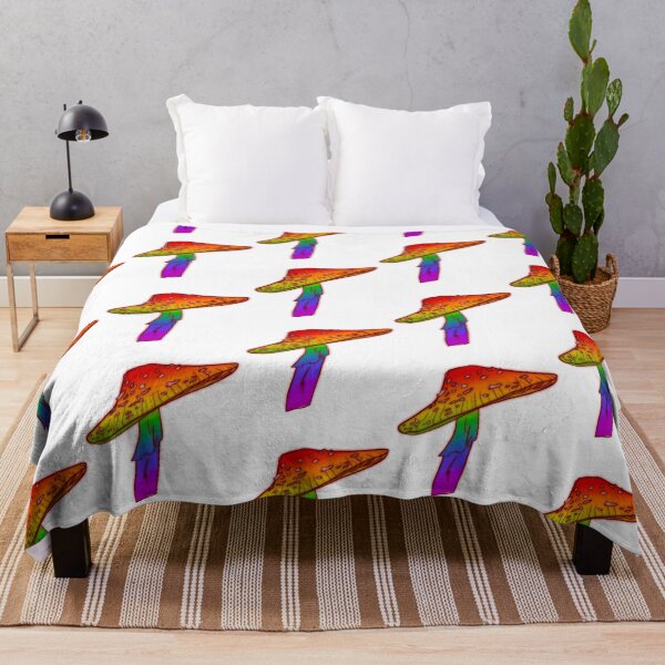 Item preview, Gay Pride Mushroom designed and sold by LoraLoo.