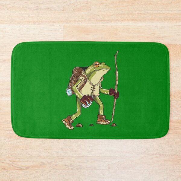 Item preview, Hiking Frog Climbing Mountains designed and sold by Piztees.