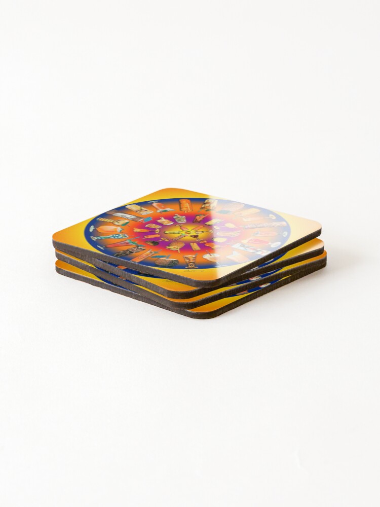 Alternate view of Fabulous Fiftees Coctail Mandala Coasters (Set of 4)