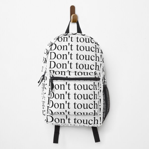 Don't touch! Backpack