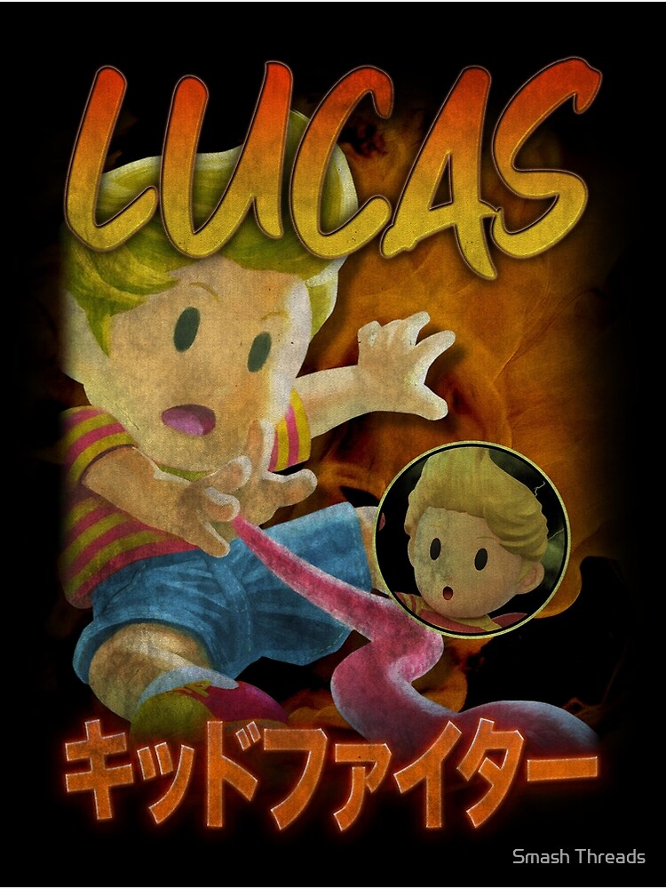 Lucas Vintage Rapper Tee Premium Matte Vertical Poster