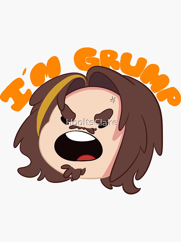 "Arin Sticker Game Grumps" Sticker by HooItsClaire Redbubble