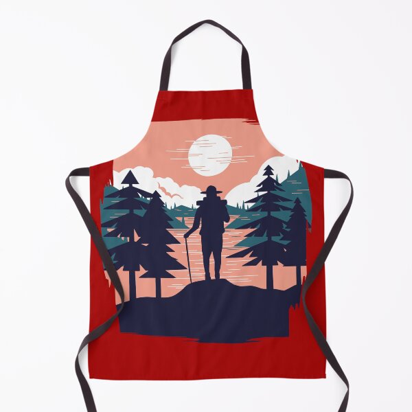 Item preview, Vintage Hiking Landscape designed and sold by Piztees.