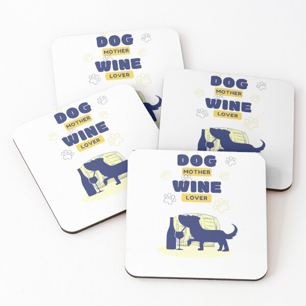 Item preview, Dog Mother Wine Lover designed and sold by Desandu.