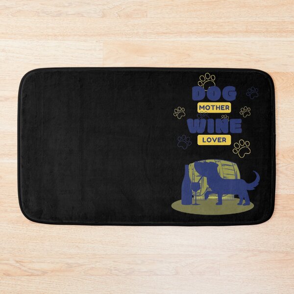 Item preview, Dog Mother Wine Lover designed and sold by Desandu.