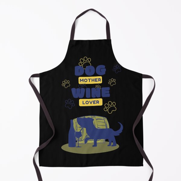 Item preview, Dog Mother Wine Lover designed and sold by Desandu.