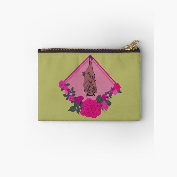 Item preview, DONATE Bat with Flowers - Magenta designed and sold by Emily Boynton.
